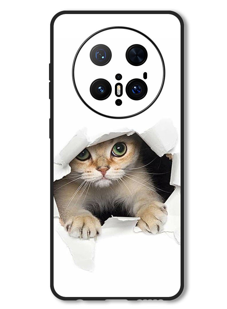 Theodor Case Compatible with Huawei Mate 70 Pro/ 70 Pro + Protection Shockproof Bumper Cover Baby Cat - Image 1