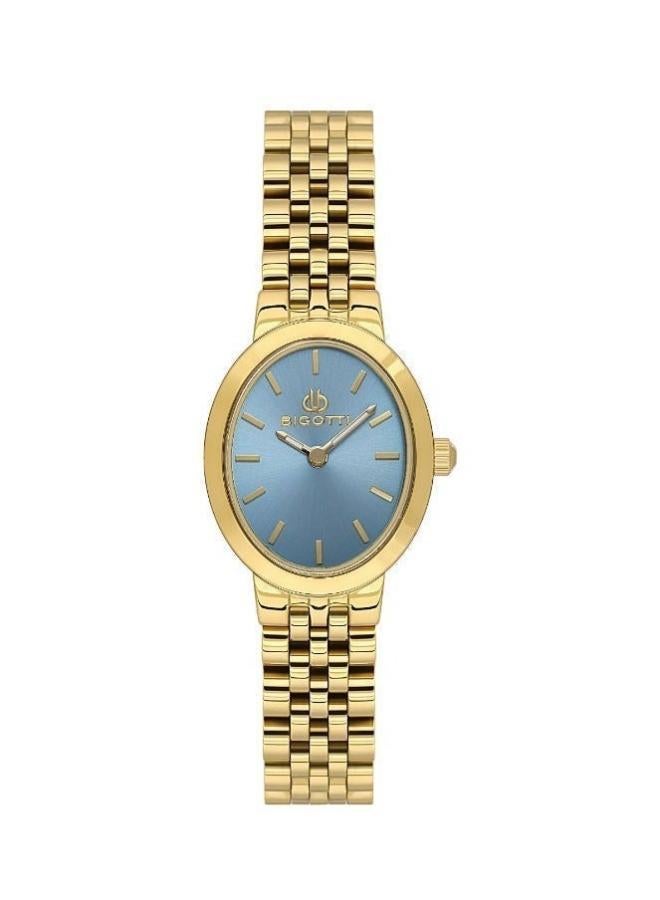 Bigotti - Quotidiano Women Watch | Stainless SteelBrass Case | Analog | Oval Dial | Mineral Glass | Japanese Quartz | Water Resistant 30 Meters - Image 1