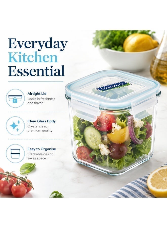 Glasslock MCSD-092 Glass Food Storage Container 920ml Airtight BPA Free Microwave Safe - Image 5