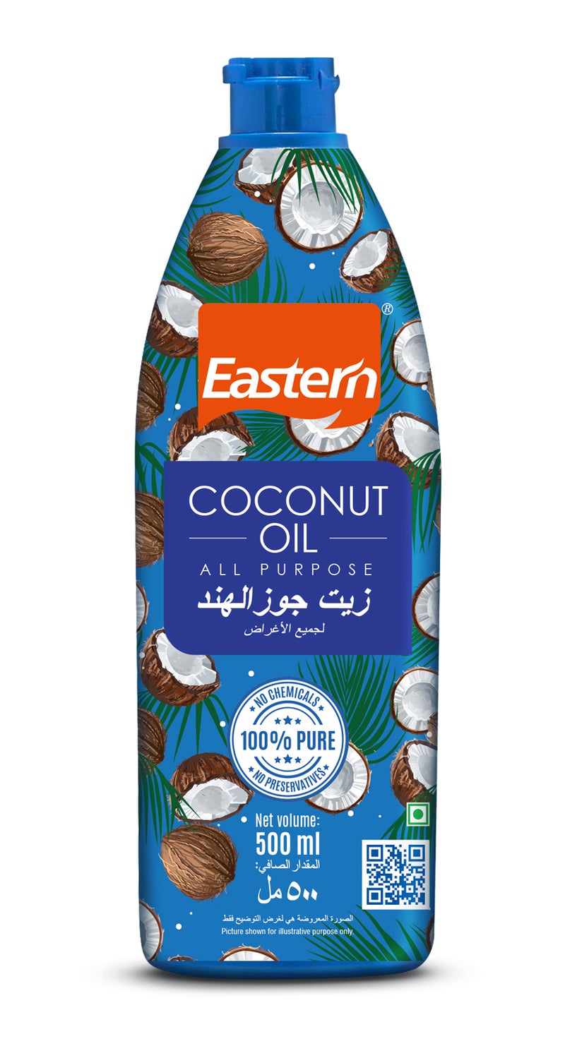 Eastern Coconut Oil 500 ml - Pack of 1, Clear