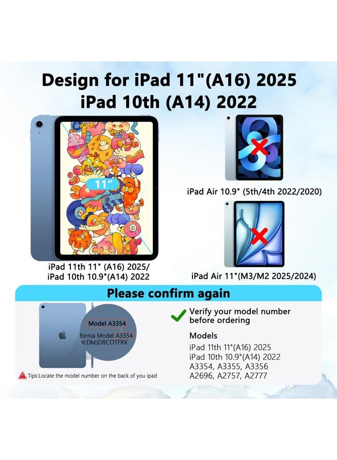 Halloive 2 Pack Paper Glass Screen Protectors for iPad A16 11th/10th Generation (11 Inch/10.9, 2025/2022), 9H Tempered Glass, Matte Writing Film, Writing Like on Paper, Auto Alignment Kit, Anti-Glare - Image 2