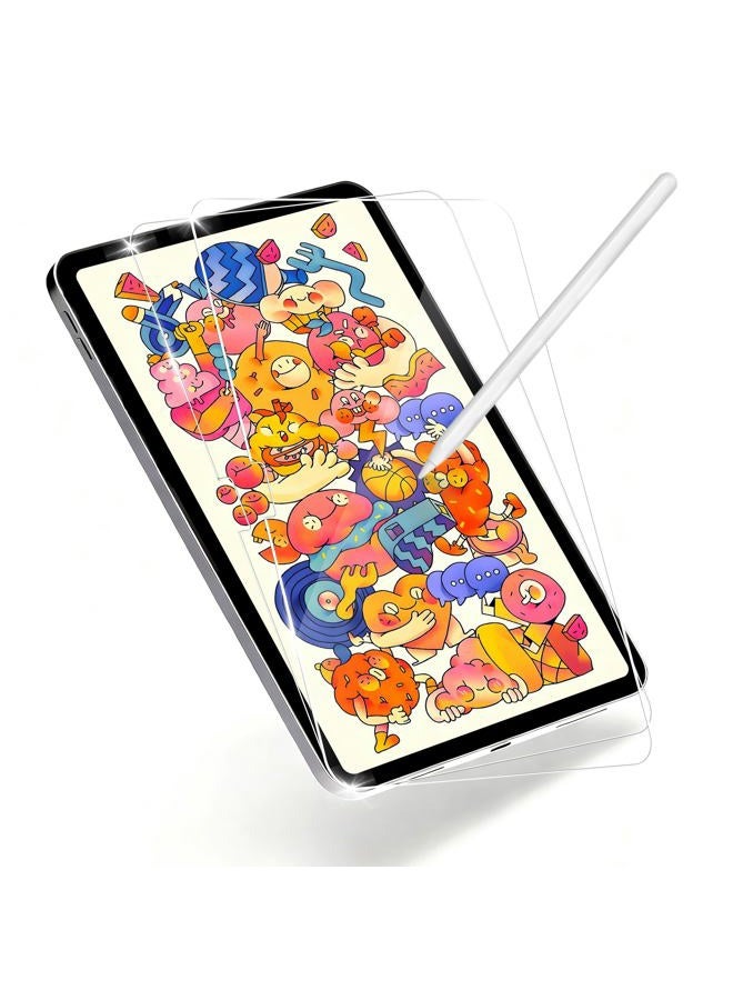Halloive 2 Pack Paper Glass Screen Protectors for iPad A16 11th/10th Generation (11 Inch/10.9, 2025/2022), 9H Tempered Glass, Matte Writing Film, Writing Like on Paper, Auto Alignment Kit, Anti-Glare - Image 1