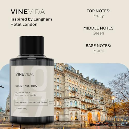 VINEVIDA Scent NO. 1027 Fragrance Oil for Cold Air Diffusers - 120mL (4oz) - Inspired by: Langham Hotel London - Hotel Scents for Home - Image 2