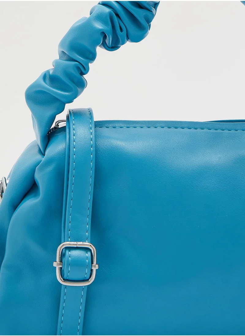 Ginger Scrunch Handle Handbag