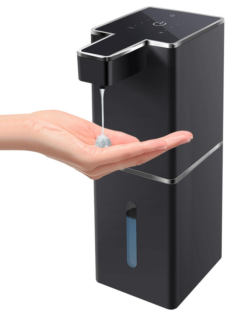 JEMISUN Automatic Liquid Soap Dispenser Touchless Soap Dispenser 380ml/12.8oz Rechargeable, Wall Mounted,4 Levels Adjustable Auto Soap Pump for Bathroom Kitchen Dish Soap - Image 1