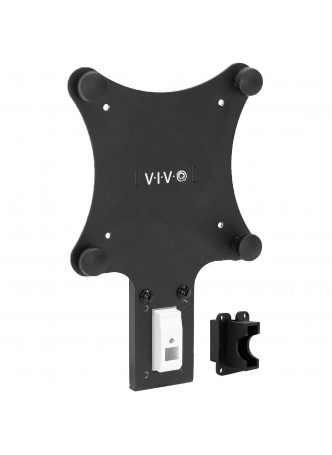 vivo - VIVO Quick Attach VESA Adapter Designed for HP M-Series Monitors, M22f, M24f, M27f, M27fd, M27fq, M27fwa, M32f, VESA 75x75mm and 100x100mm Conversion Kit, MOUNT-HP02M - Image 1