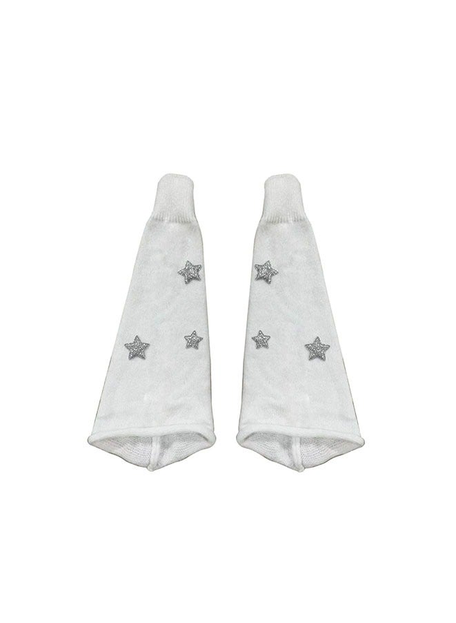 Muyixin تدفئة الساق للنساء الفتيات العصرية كومة الجوارب ستار نمط محبوك تدفئة الساق Y2k الجوارب Kawaii 80s اكسسوارات الحفلات الملابس - Image 3