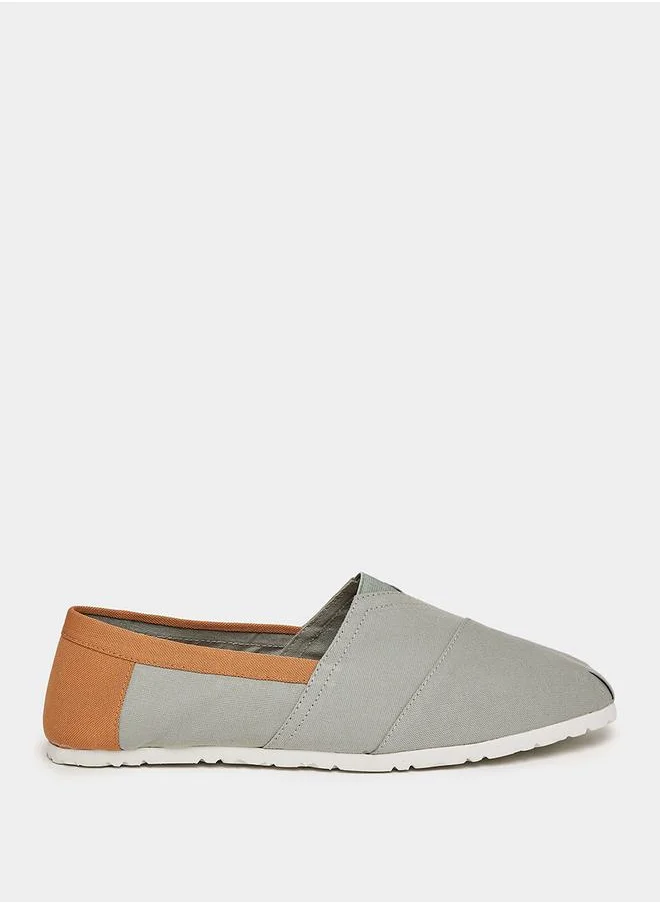 ستايلي Contrast Trim Canvas Espadrille