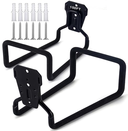 SBGGRL Heavyduty rustproof hose hooks for storing water pipes hoses cables trimmers ladders buckets tools Wallmounted high loadbearing capacity nonslip hanger for homes yards and farms - Image 1