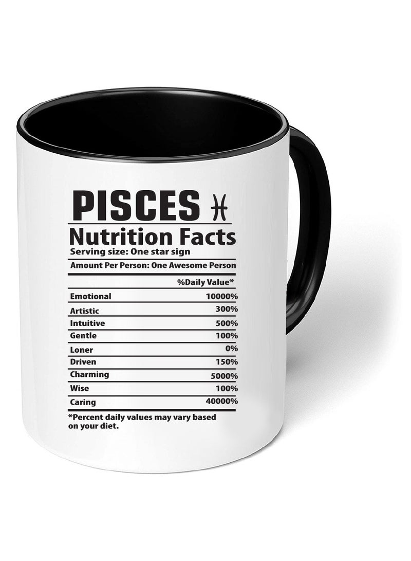 برينت شوب فور مي كوب قهوة باللون الأسود بتصميم الأبراج الفلكية  - كوب علم التنجيم لمحبي القهوة والشاي - مثالي لمحبي علم التنجيم - Image 1