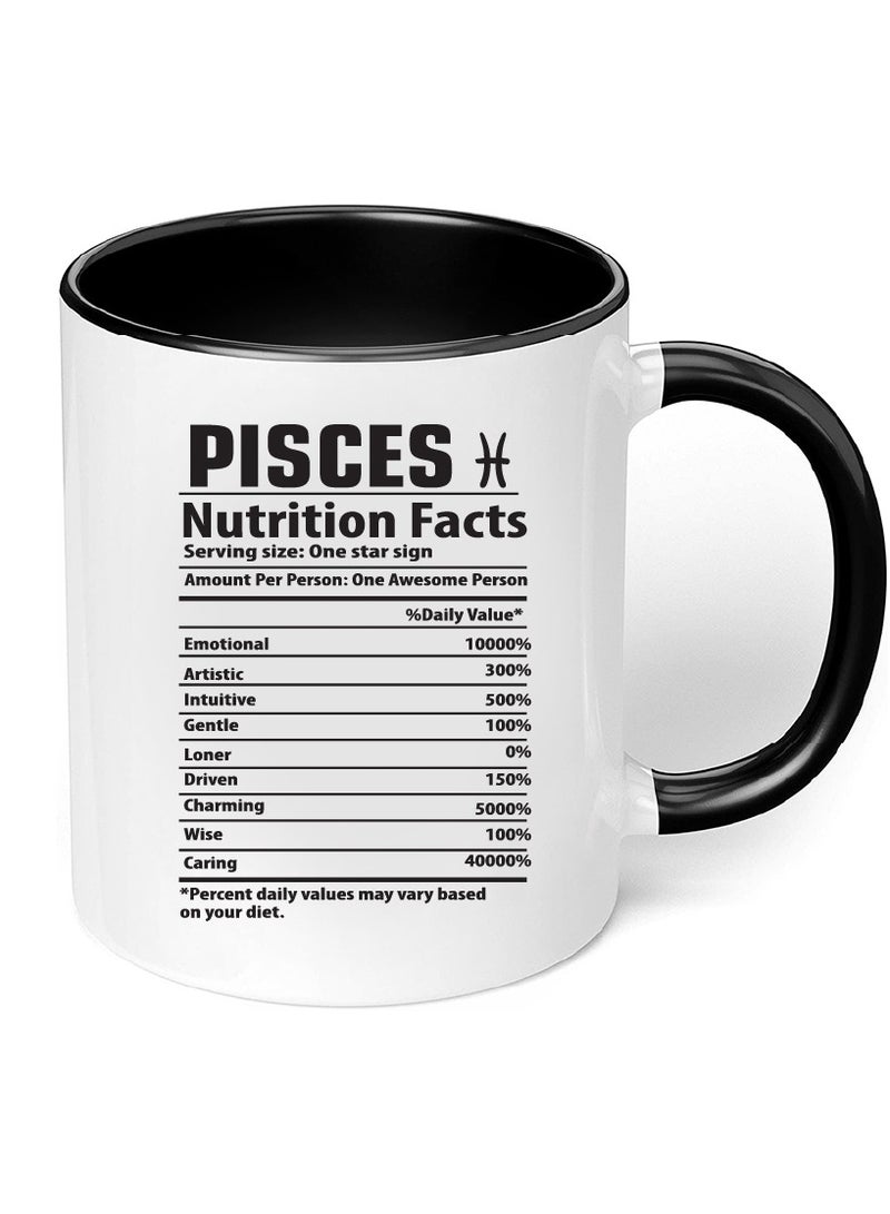 برينت شوب فور مي كوب قهوة باللون الأسود بتصميم الأبراج الفلكية  - كوب علم التنجيم لمحبي القهوة والشاي - مثالي لمحبي علم التنجيم - Image 5