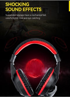 T-WOLF Game 4 IN 1 Set,Backlit Keyboard + Colorful Backlit Mouse + Large-Size Mousepad + Gaming Headset,Waterproof Rgb Color Suitable For Pc/Ps4/Xbox Gamers, Android Pubg Codm Genshin Diablo All Games  - Image 4