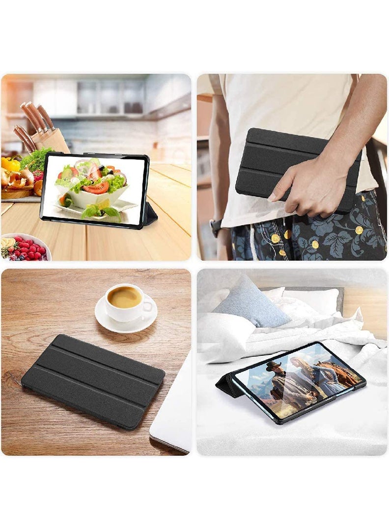Theodor حافظة واقية قابلة للطي لجهاز Samsung Galaxy Tab S6 Lite (2022) مع حامل ثلاثي الطيات وغطاء مقاوم للصدمات مع خاصية الاستيقاظ التلقائي والنوم - Image 3
