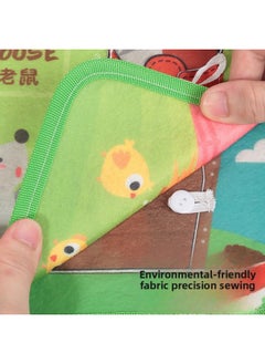 Generic Baby's Hand Tearing Early Education Three-dimensional Cloth Book Tear-proof Animal Cognition 0-1 Years Old Baby Educational Enlightenment Toys Wholesale-Color:Cloth Book Two-piece Set [animal Cognition + Ocean World]]  - Image 4