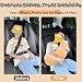 BNTR Car Seat Belt Pillow Stocking Stuffers Cute Toy Rabbit Safety Seatbelt Shoulder Pad Auto Accessory Neck Cushion Protector Seatbelt Shoulder Protector Sleeping Pillow Nice Gift Banana - Image 2