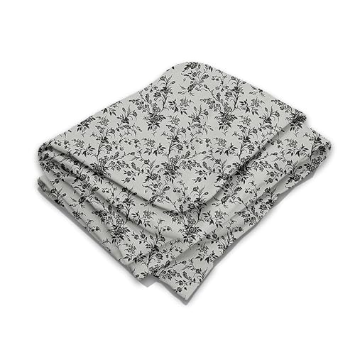 BELVOSTUM 280 TC Luxurious Glace Cotton Duvet Cover/Comforter Cover/AC Quilt Cover King Size/Dohar/90 X100 Inches - (Black White) - Image 4