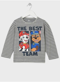 NAME IT Kids Paw Patrol Crew Neck Full Sleeves T-Shirt  - Image 1
