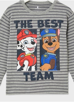 NAME IT Kids Paw Patrol Crew Neck Full Sleeves T-Shirt  - Image 3