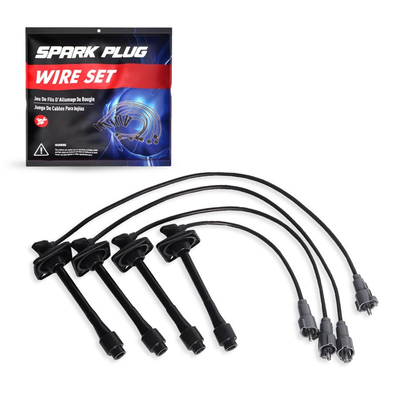 مجموعة أسلاك شمعات الإشعال ENA متوافقة مع تويوتا كامري سولارا RAV4 L4 20L 22L 1997 1998 1999 2000 2001 بديل ل 9091922386 9008091110 9091922400 1756182 1756182