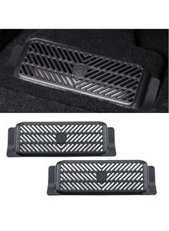 Generic Backseat Air Vent Cover for Tesla Model 3, Rear Under Seat Air Condition Outlet Grille Protector, Compatible with 2016-2023 Model 3, Air Flow Vent Grille Protection, 2 Pack  - Image 1