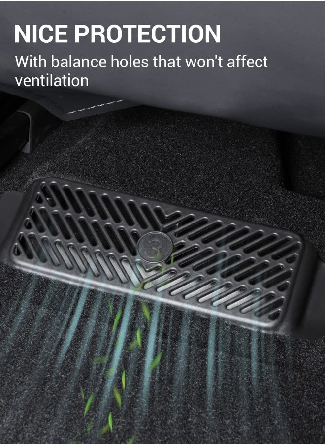 Generic Backseat Air Vent Cover for Tesla Model 3, Rear Under Seat Air Condition Outlet Grille Protector, Compatible with 2016-2023 Model 3, Air Flow Vent Grille Protection, 2 Pack  - Image 4