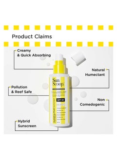 SunScoop Fluid Body Sunscreen | SPF 60 | For All Skin Types | Cooling, Hydrating & Quick-Absorbing Liquid Sunscreen | No White Cast | Ultimate Sun Protection | 125 ml  - Image 2