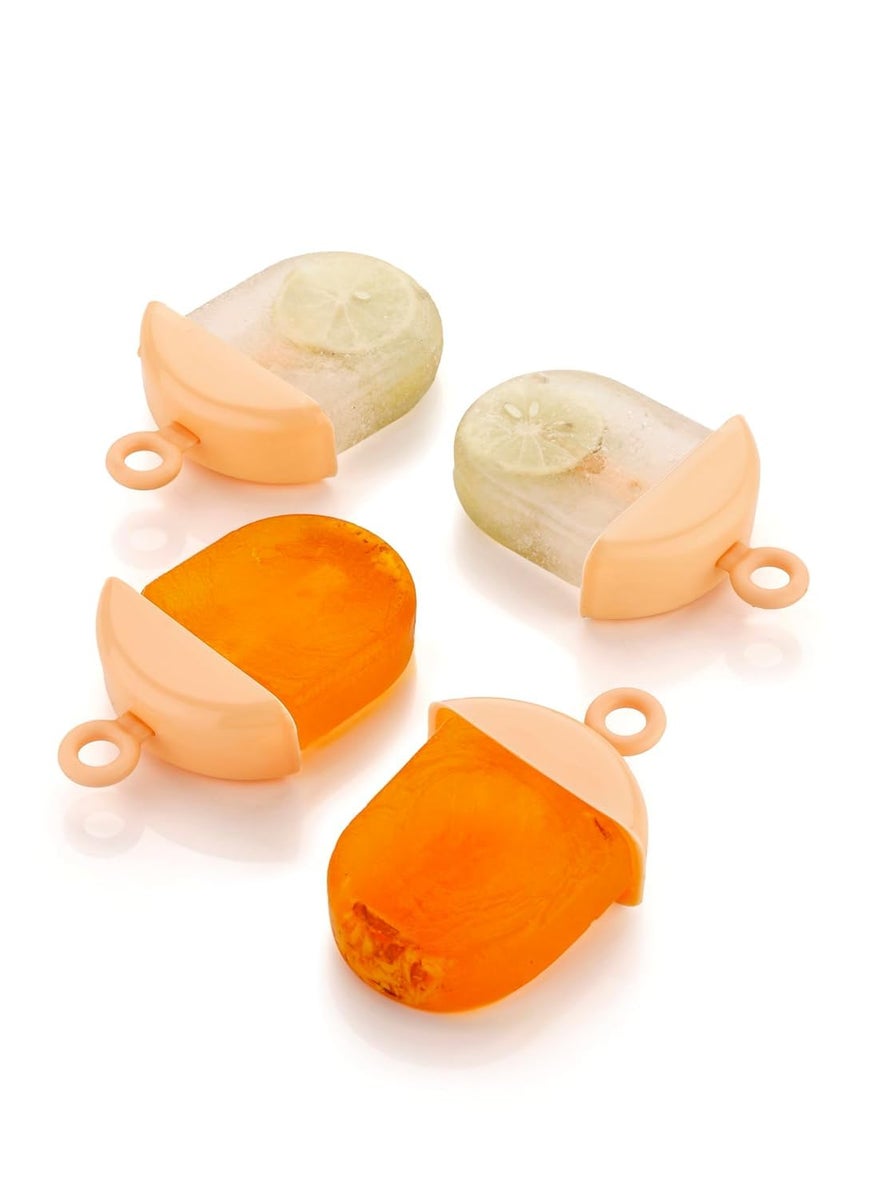 Skytail Skytail 4 Slot Reusable Ice Candy Maker Homemade PopsicleFrozen Ice CreamKulfi Candy for Children Adults Popsicle Frozen Ice Cream Ice Pop Makers Ice Cream Tray Kulfi Candy Frozen Treats  - Image 4