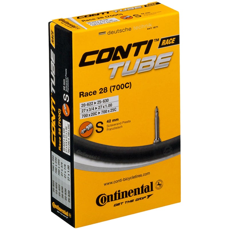 Continental Race 28 700x20-25c Bicycle Inner Tubes - 42mm Long Presta Valve - 2 Pack - Image 2
