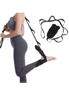 Tanyaz Yoga Stretch Belt with Loops, Ankle Ligament Stretcher for Enhanced Flexibility Training, Rehab, Pilates, Dance, Gymnastics, and Fitness Workouts  - Image 1