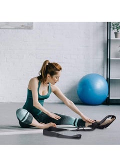 Tanyaz Yoga Stretch Belt with Loops, Ankle Ligament Stretcher for Enhanced Flexibility Training, Rehab, Pilates, Dance, Gymnastics, and Fitness Workouts  - Image 2