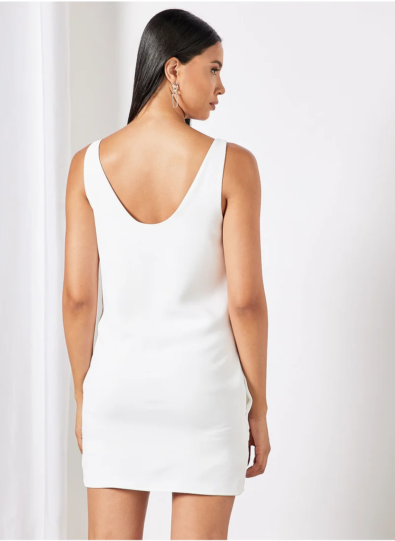 CALVIN KLEIN Travel Crepe Mini Dress