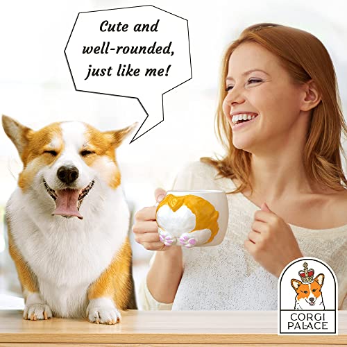 Corgi Palace Momo Butt Mug, Best Corgi Gifts for Corgi Lovers, Funny Gifts - Image 3