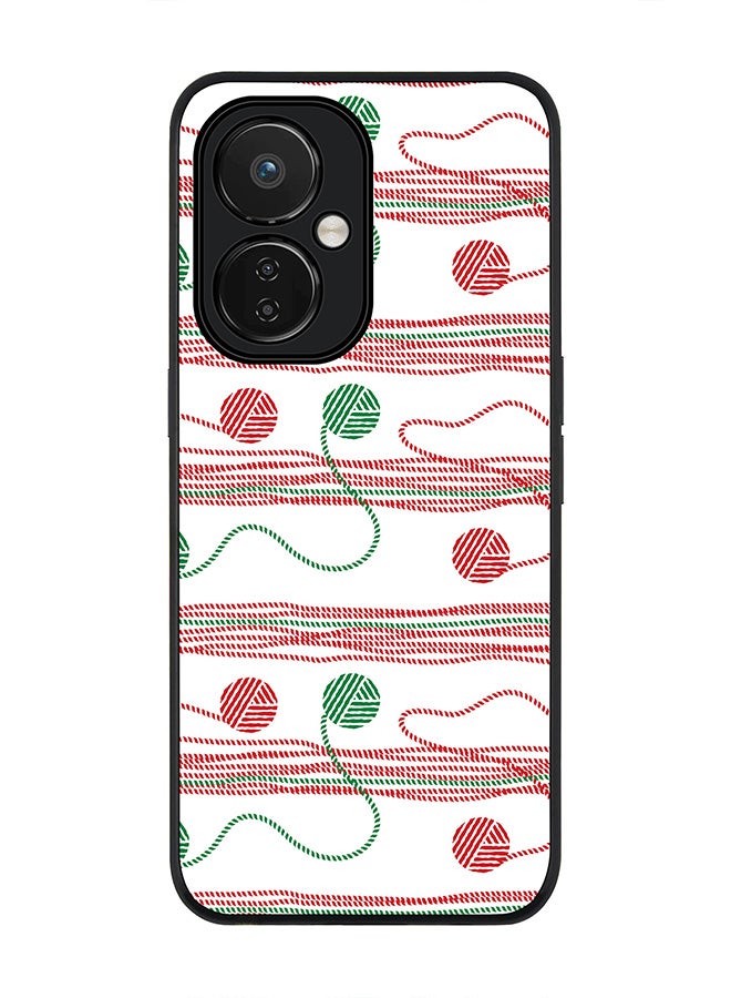 Stylizedd Rugged Black edge case for Nord CE 3 Lite Slim fit Soft Case Flexible Rubber Edges Anti Drop TPU Gel Thin Cover - Wool Roll - Image 1