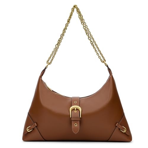 Miraggio Heather Hobo Bag For Women (Tan) - Image 1