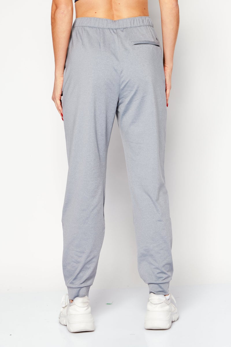 Fourlaps سروال تدريب ضيق للنساء، رمادي فاتح - Image 4