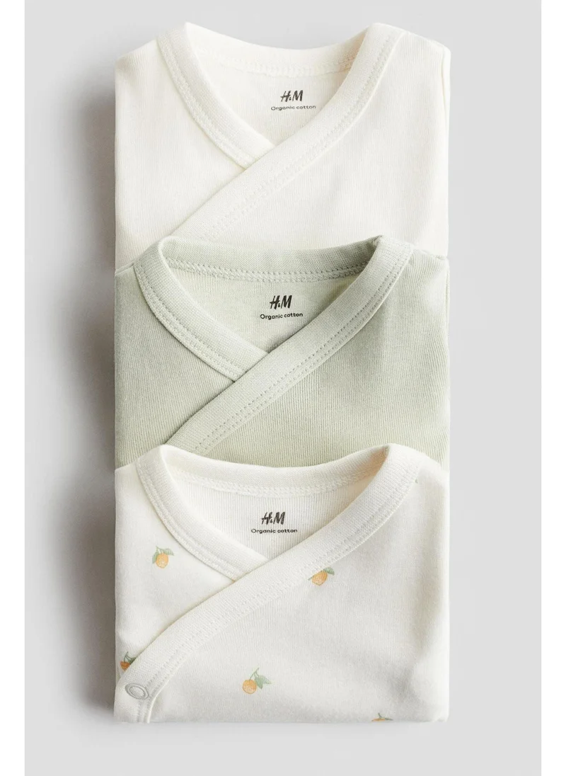 H&M 3-pack long-sleeved bodysuits
