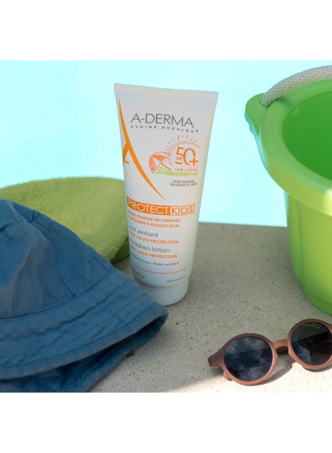 إيه-ديرما لوشن حماية الأطفال من أ-ديرما بعامل حماية من الشمس 50+، 250 مل - Image 3