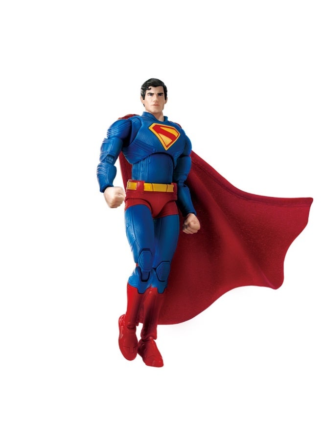 Blokees Superman Champion Class Buildable Action Figure | 1:12 Scale DC Comics Model Kit with Fabric Cape and Krypto Dog | Collectible Poseable Toy for Ages 14+ - Image 3