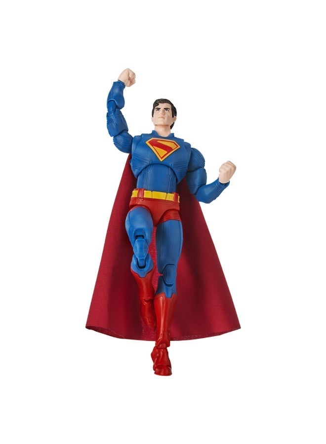 Blokees Superman Champion Class Buildable Action Figure | 1:12 Scale DC Comics Model Kit with Fabric Cape and Krypto Dog | Collectible Poseable Toy for Ages 14+ - Image 4