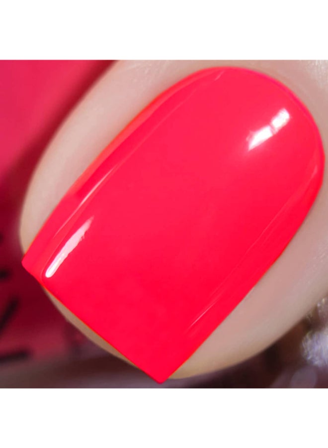 Vishine Nail Gel Polish 15ml Soak Off Nail Gel Polish Nail Art Manicure Salon DIY at Home Longlasting Hot Rose Pink 15ml 2033 - Image 2