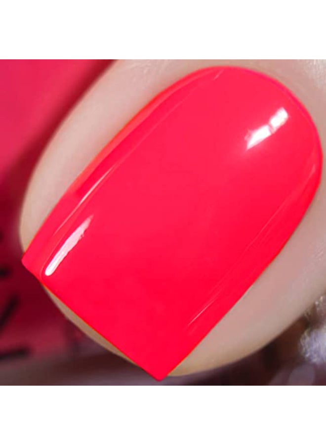 Vishine Nail Gel Polish 15ml Soak Off Nail Gel Polish Nail Art Manicure Salon DIY at Home Longlasting Hot Rose Pink 15ml 2033 - Image 1