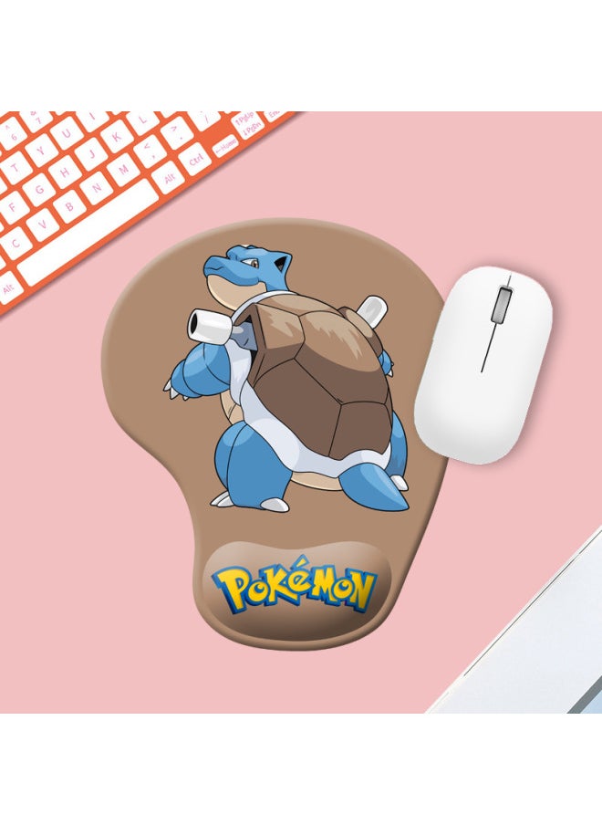 Generic - Comfortable Simple Cartoon Series Silicone Wrist Rest Mouse Pad Office Gaming Anti-slip Desk Mat Wrist Support Hand Rest Pad-Color:Color Map Opp Packaging-Pattern:MH028-Cherry Bear - Image 1