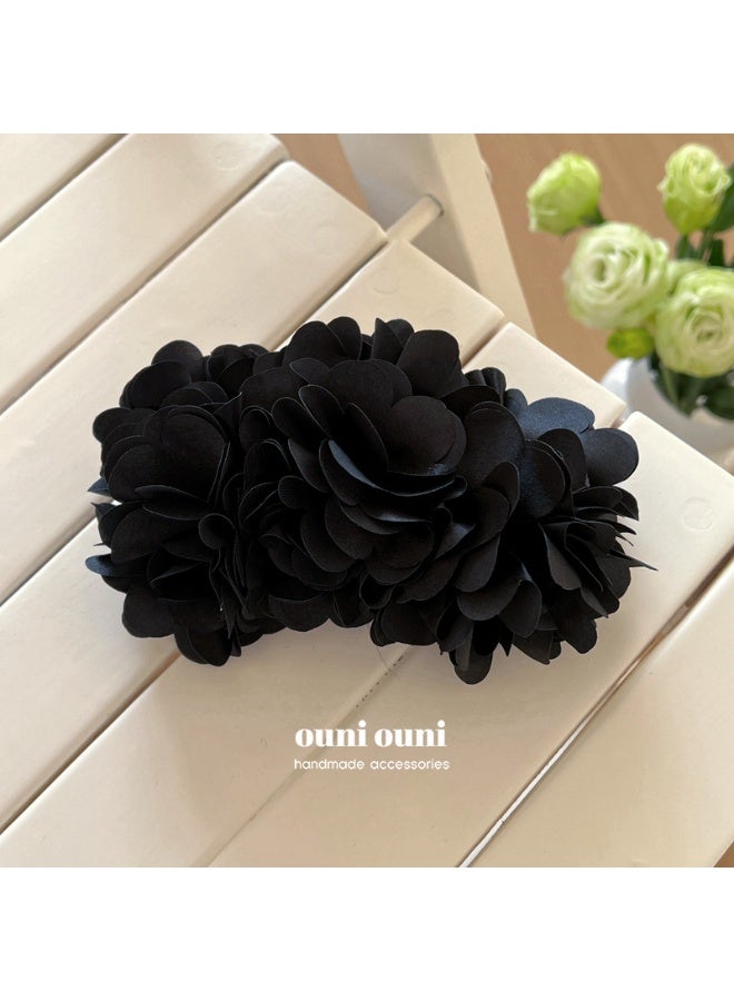 Nariele New Fashionable Flower Banana Cross Grip Clip