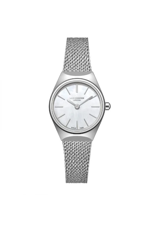لي كوبر Women's Analog Display Watch With Silver Mesh Strap - LC08140.320