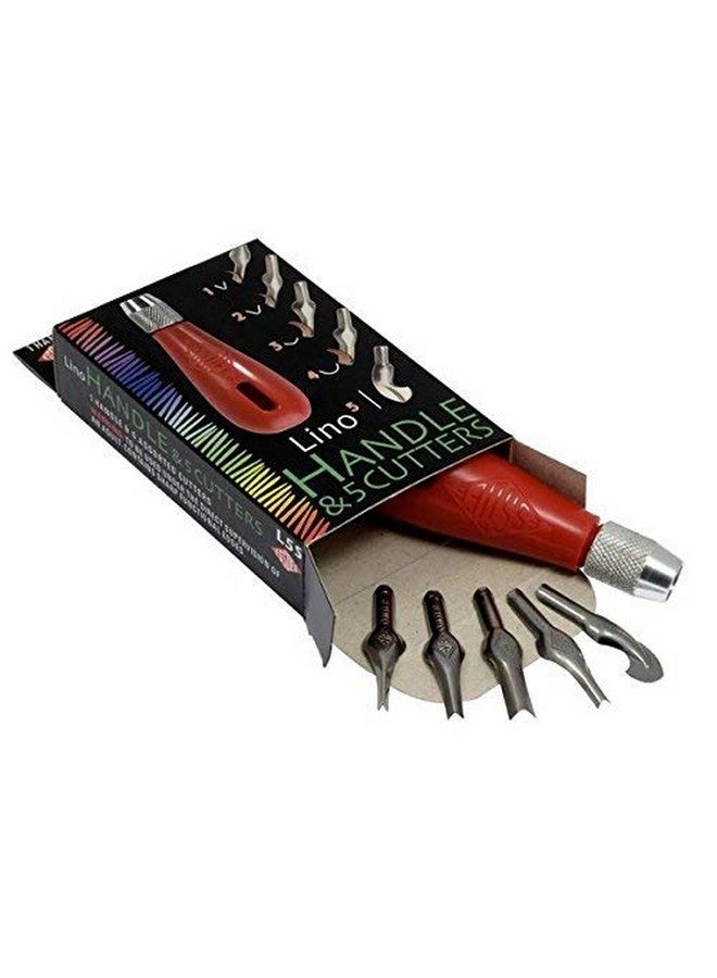 Essdee Lino Handle & 5 Cutters - Image 1