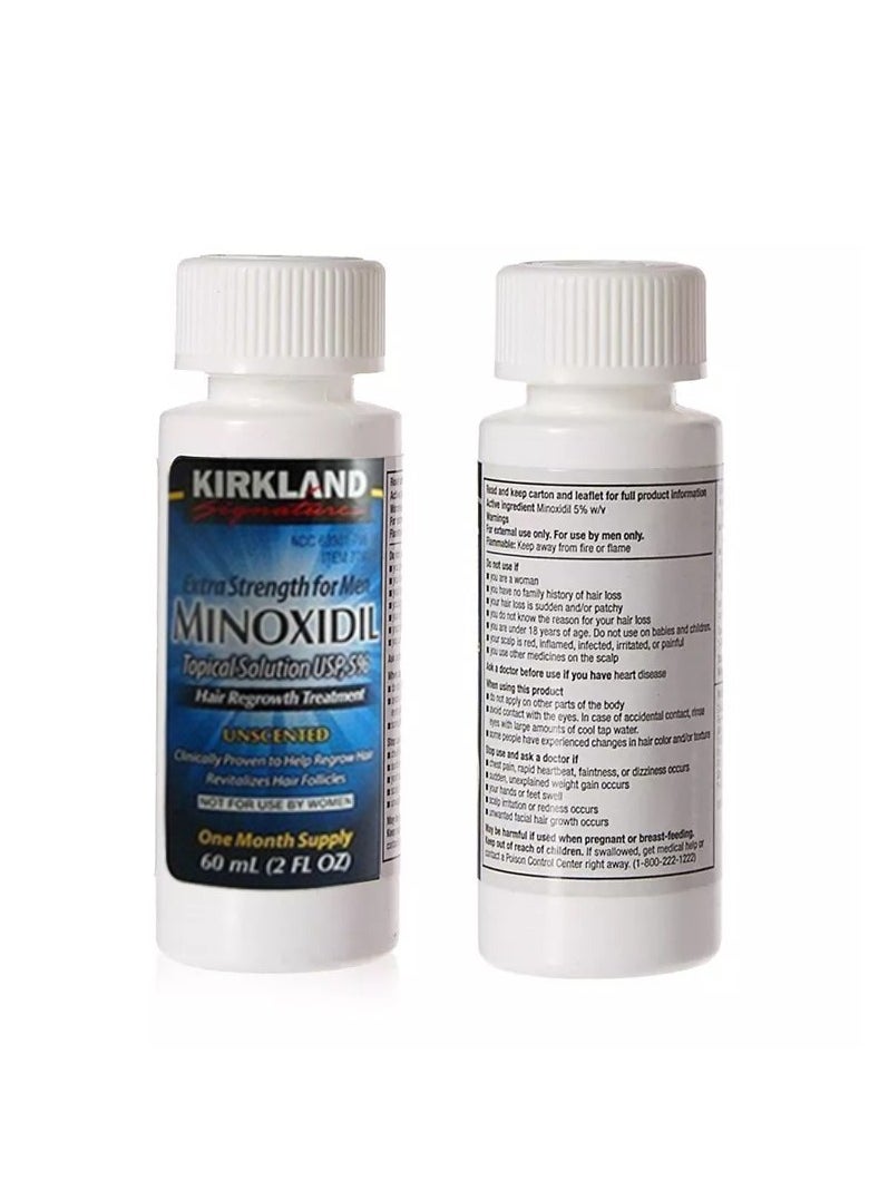 Kirkland Signature - 3 pieces  Minoxidil 5% Extra Strength Hair Regrowth Treatment - Image 1