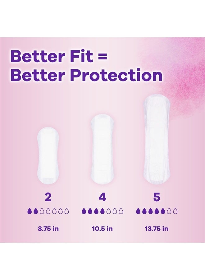 Always Discreet Incontinence Pads for Bladder Leaks Sensitive Skin Pads Moderate Absorbency, 57 Count (Packaging May Vary) - Image 4