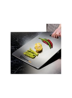 OrganizeMee Large Stainless Steel Chopping Cutting Board for Vegetable Fruit Cutter Metal Choping-Board for Kitchen, Big Size Pad Choping Boards Kitchen,1 Year Warranty (Size 36 cm X 25Cm) - pzsku/Z4B0CCCA925E944F7F02EZ/45/_/1740463570/35e8d48c-18fa-4b9f-8d0f-3552f8df38aa