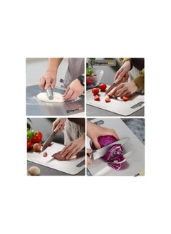 OrganizeMee Large Stainless Steel Chopping Cutting Board for Vegetable Fruit Cutter Metal Choping-Board for Kitchen, Big Size Pad Choping Boards Kitchen,1 Year Warranty (Size 36 cm X 25Cm) - pzsku/Z4B0CCCA925E944F7F02EZ/45/_/1740463752/a7536adc-bb88-4924-bb21-5118c542656a