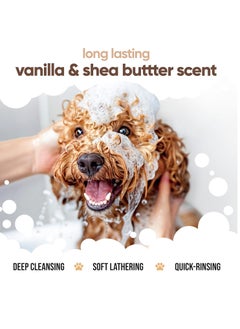 Buddy Vanilla and Shea Butter Dog Shampoo Moisturising Shampoo for Dogs  Vanilla and Shea Butter Scented With Aloe Vera and Pro Vitamin B5 500ml  - Image 4